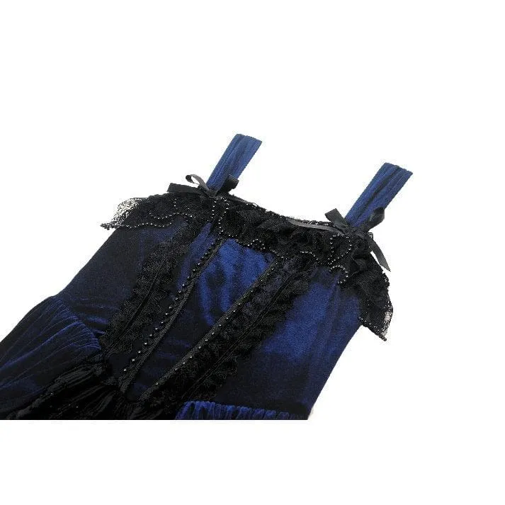 Gothic Lolita Rüschen-Spitzenkleid für Damen, Brautkleid