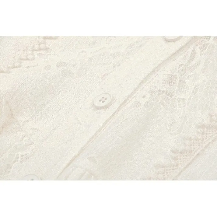Steampunk-Kleid mit zerrissenen Schultern für Damen, Beige