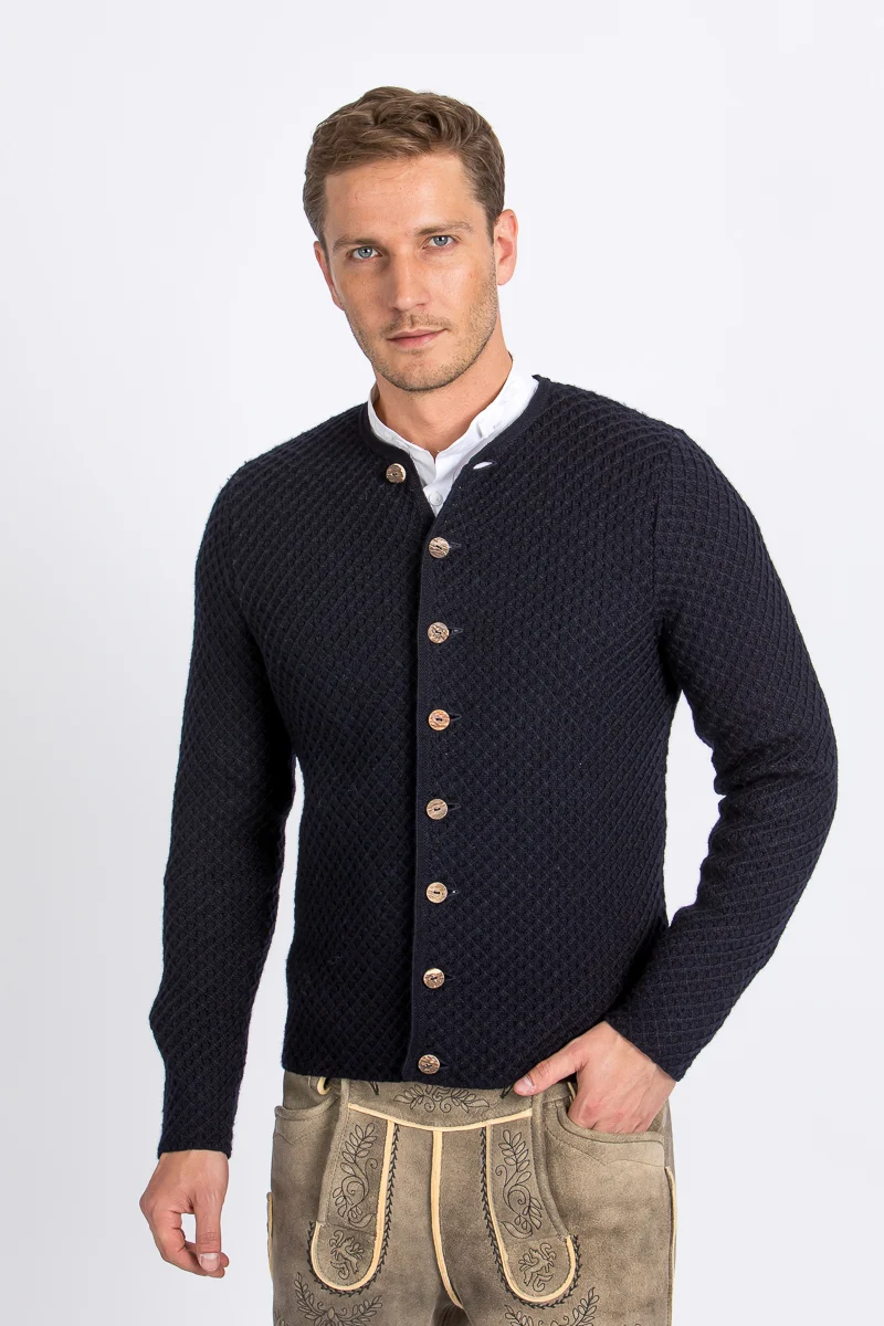 Gottseidank Strickjanker Xaver tintenblau