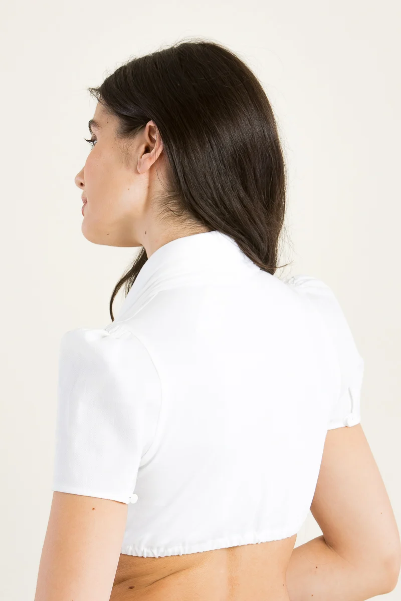 Gottseidank Dirndlbluse Adriana Wasserfallkragen