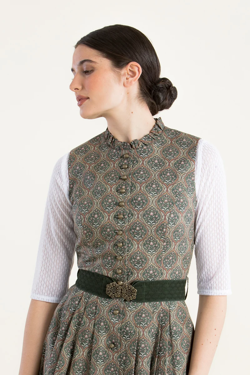 Berwin & Wolff Dirndlbluse Spitze Dreiviertelarm