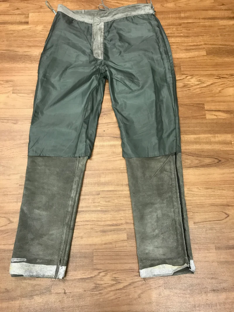 Vintage Trachtenlederhose Herren Größe 54 Grün JCC Echtleder 1990er