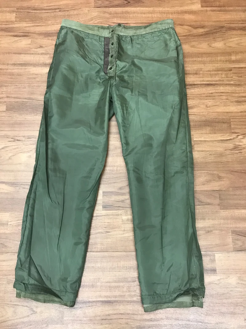 Vintage Trachtenlederhose Herren Grün Echtleder Lang Größe 54 1990er