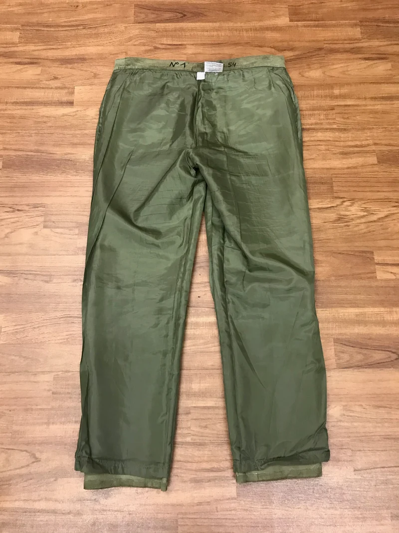 Vintage Trachtenlederhose Herren Grün Echtleder Lang Größe 54 1990er