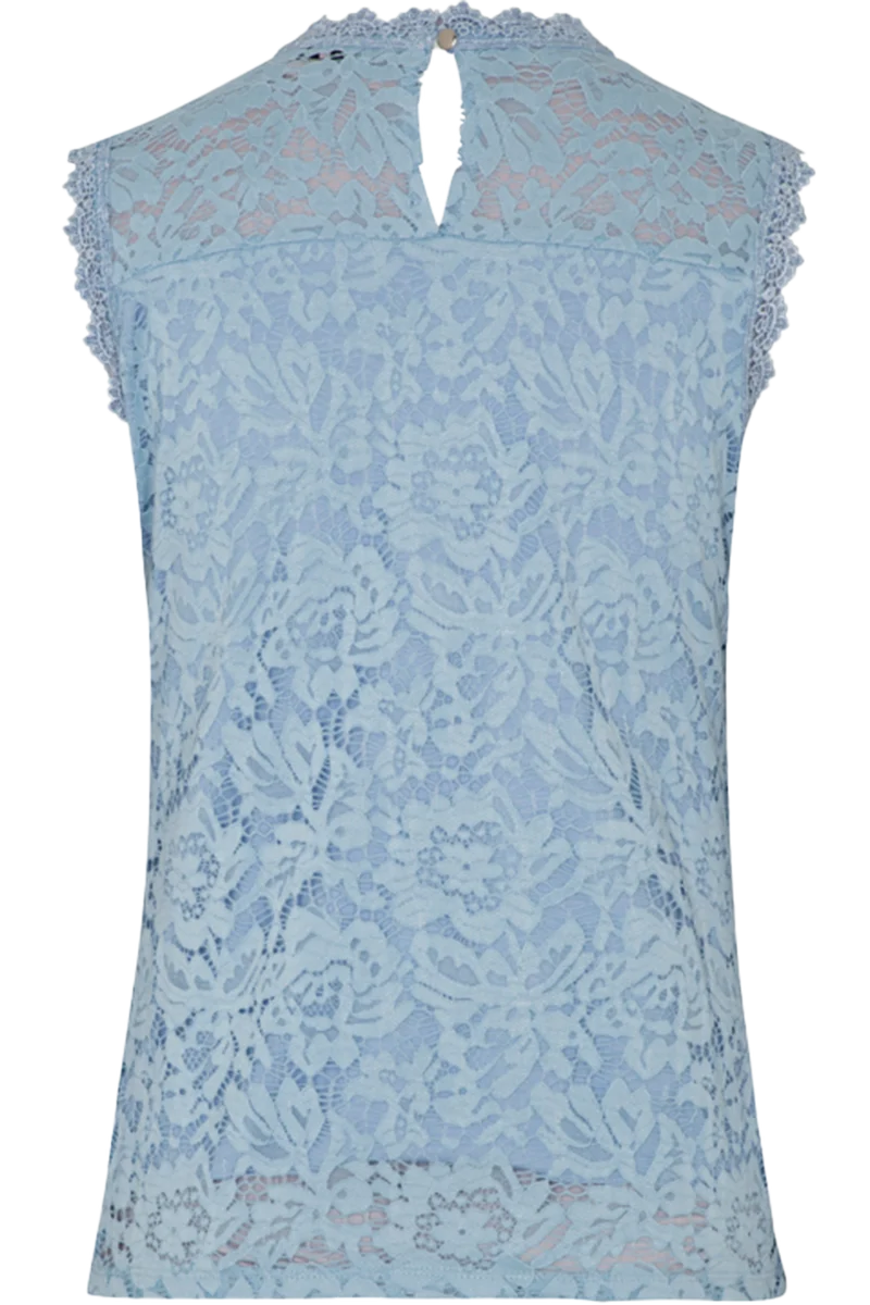 Damen Spitzen-Trachtenshirt ärmellos