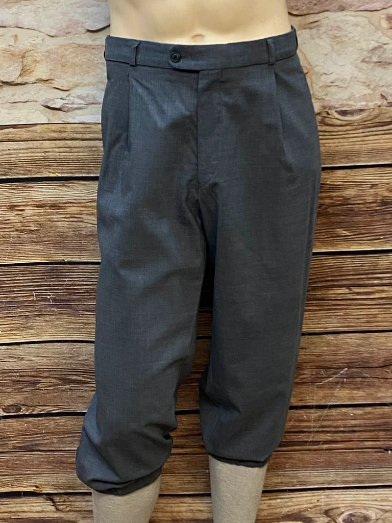 Knickerbocker grau meliert Gr. 54 im 20er Jahre Stil