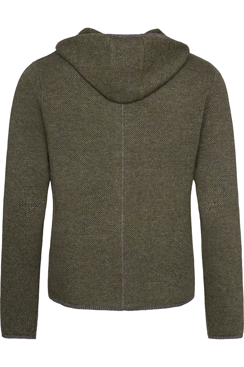 Herren Wolljanker mit Kapuze