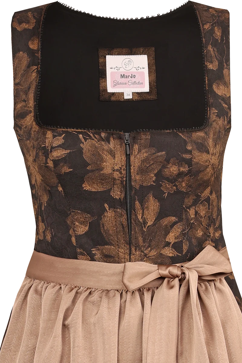 Midi-Dirndl mit Blumenmuster