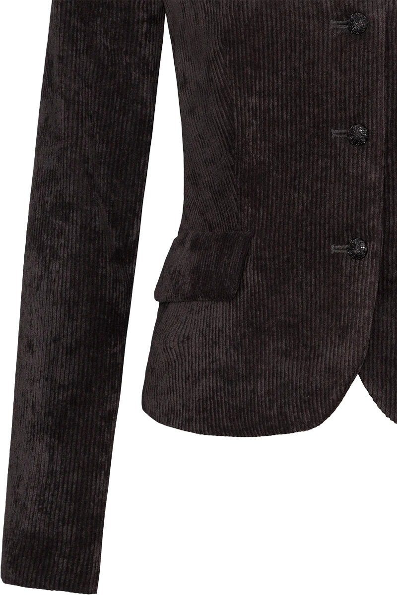 Damen Trachtenjacke aus Cord mit Stehkragen