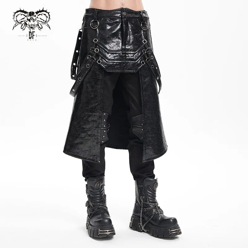 Gothic Rock mit Ösen und Riemenringen für Herren