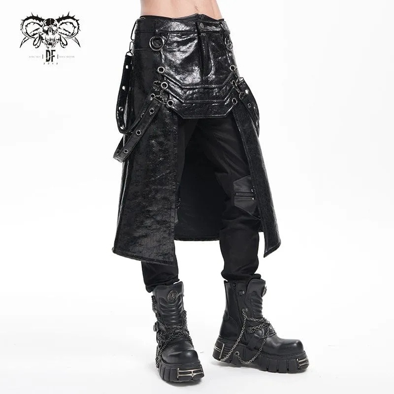 Gothic Rock mit Ösen und Riemenringen für Herren