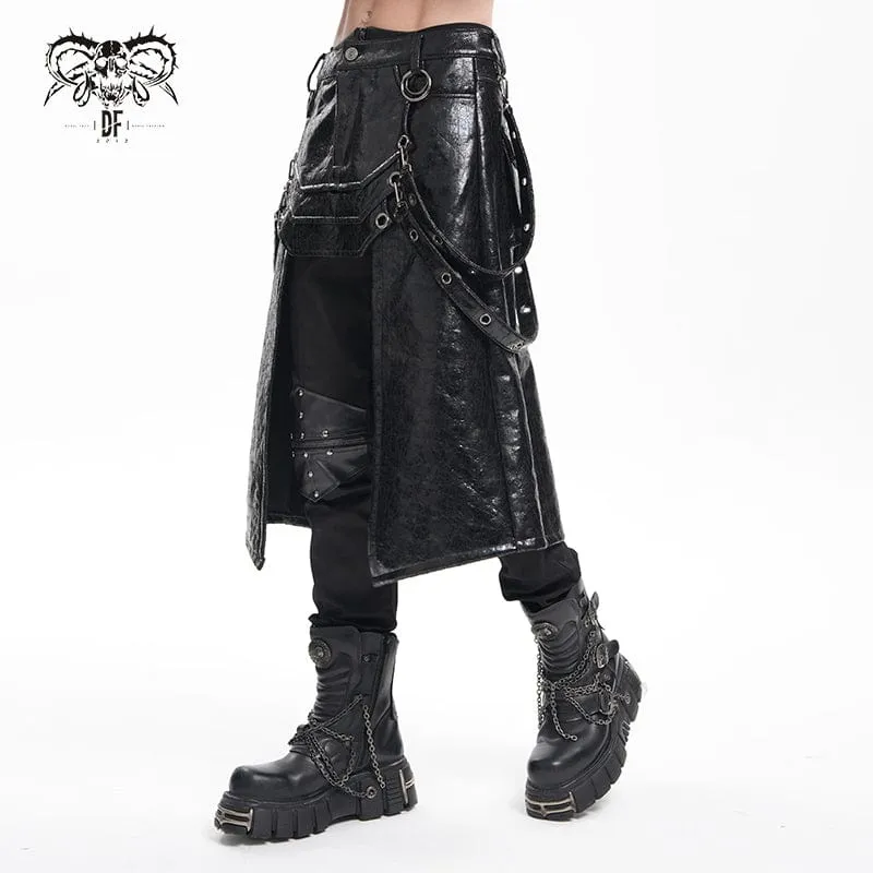 Gothic Rock mit Ösen und Riemenringen für Herren