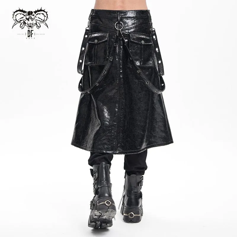 Gothic Rock mit Ösen und Riemenringen für Herren