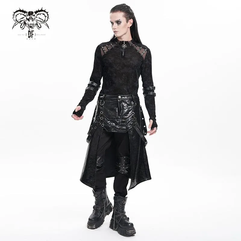 Gothic Rock mit Ösen und Riemenringen für Herren