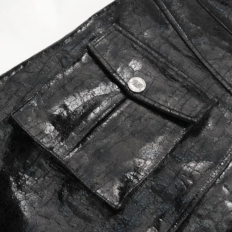 Gothic Rock mit Ösen und Riemenringen für Herren