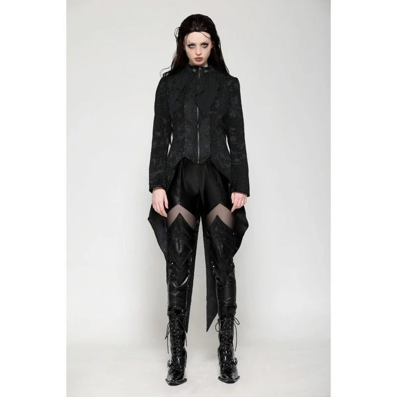 Vintage Gothic Schwalbenschwanzjacke für Damen