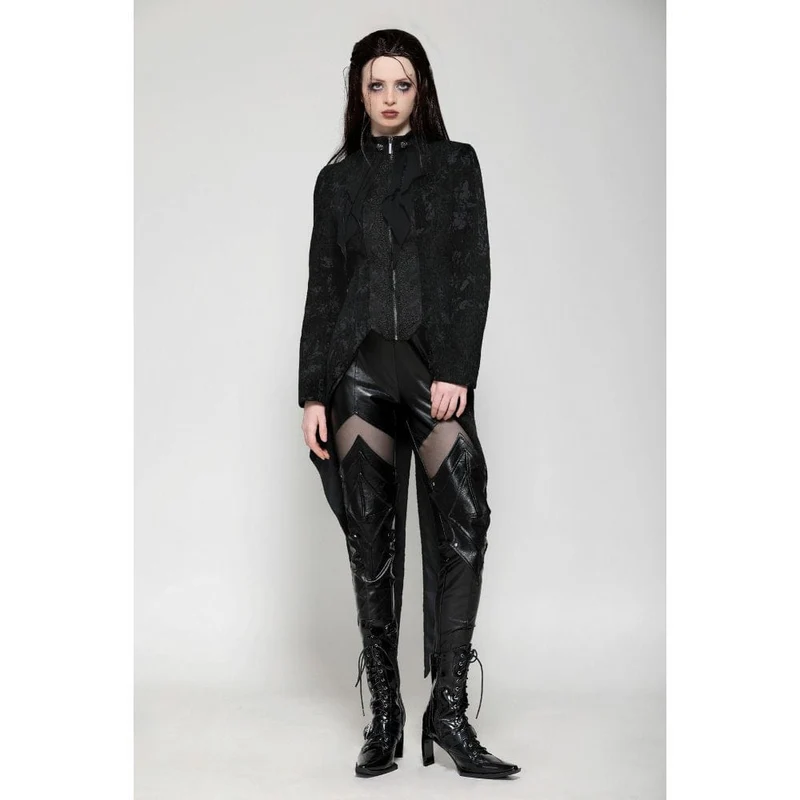 Vintage Gothic Schwalbenschwanzjacke für Damen