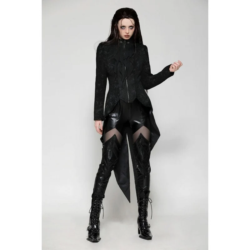 Vintage Gothic Schwalbenschwanzjacke für Damen