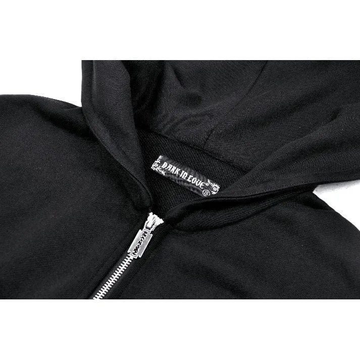 Punk Batwing Kapuzenjacke für Damen