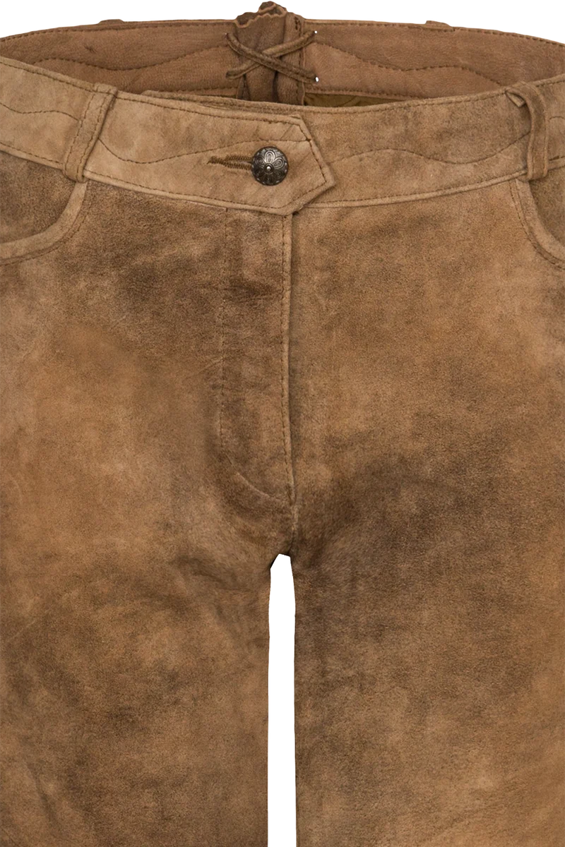 Damen Lederhose lang
