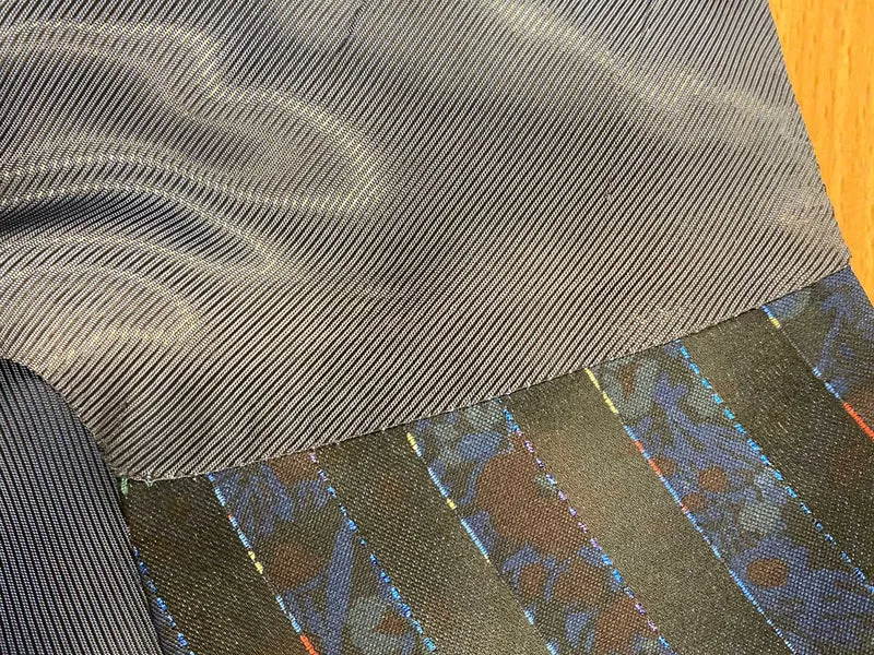Vintage Herren Weste - blau – gestreift - Größe 52
