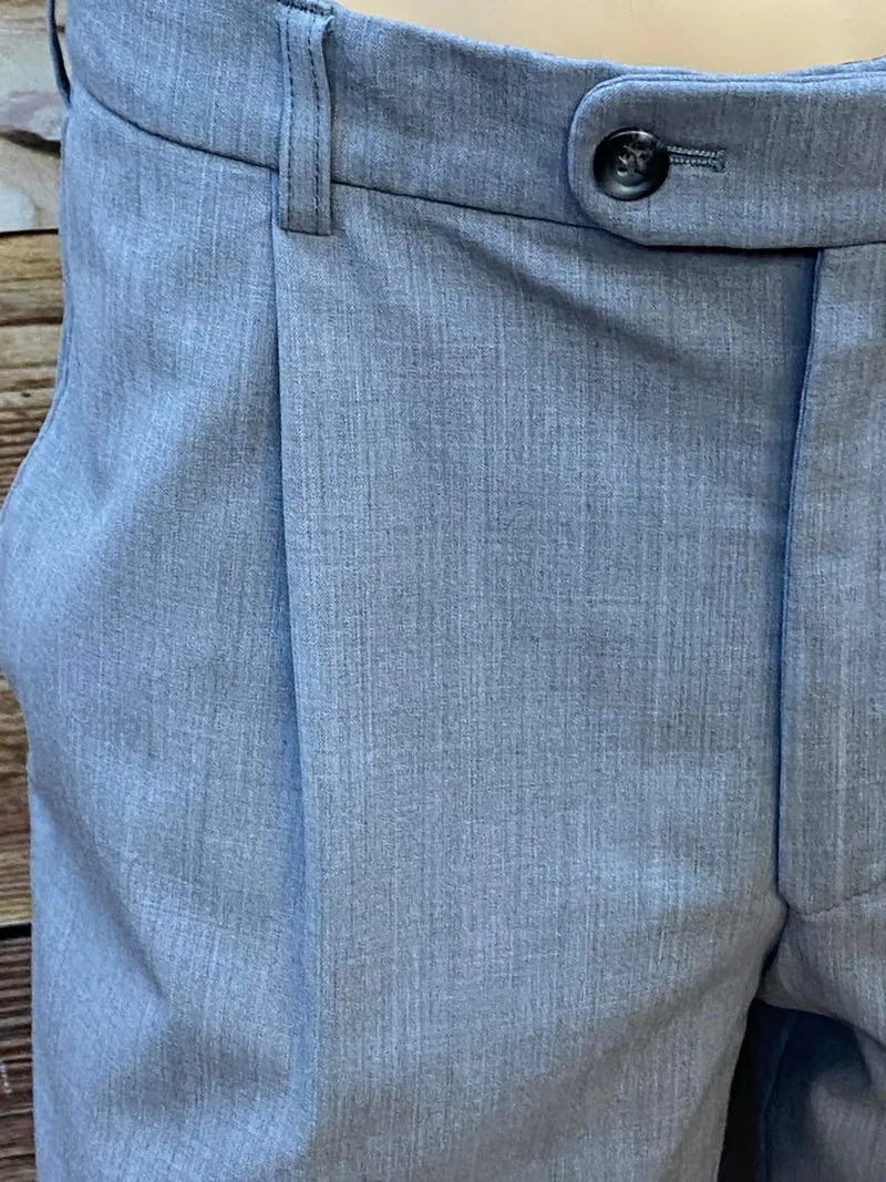 Vintage Knickerbocker Kniebundhose Grau Gr. 54 – Retro-Look