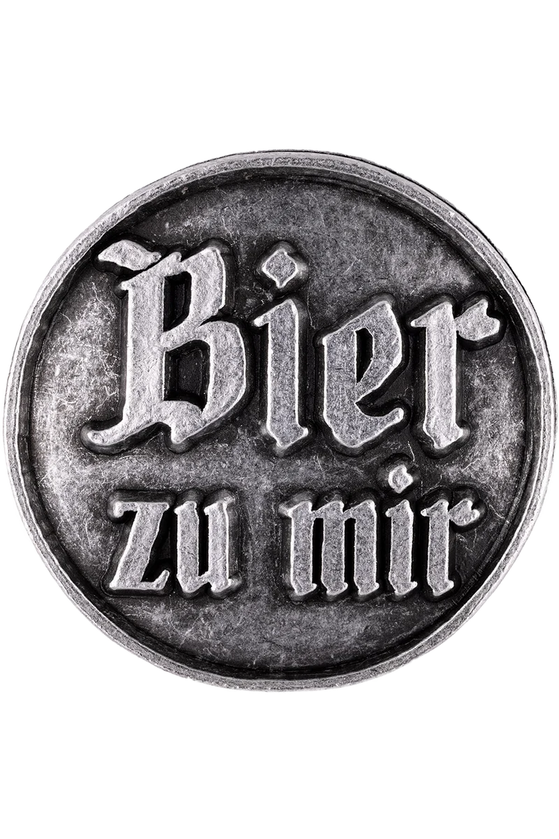 Trachten-Anstecker mit Spruch