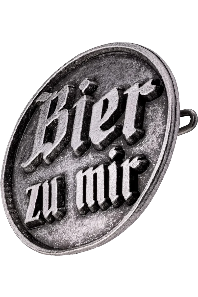 Trachten-Anstecker mit Spruch