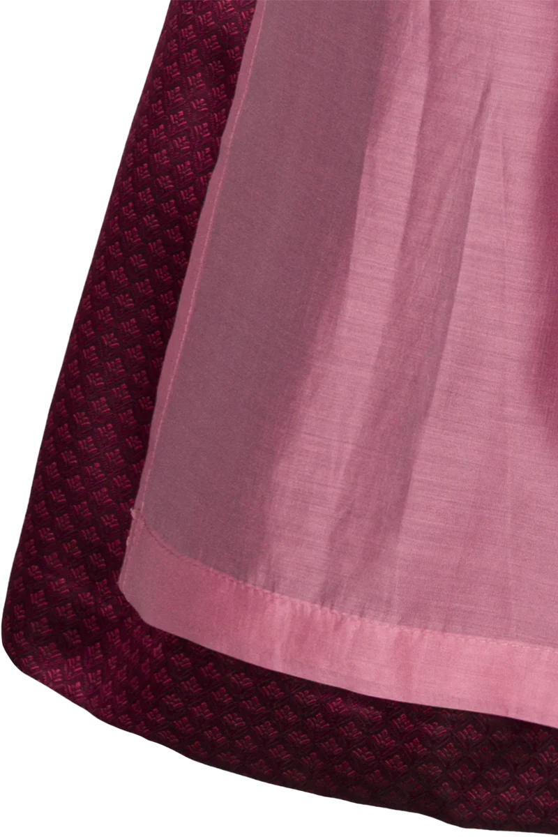 Midi-Dirndl mit Samtoberteil und Herzausschnitt