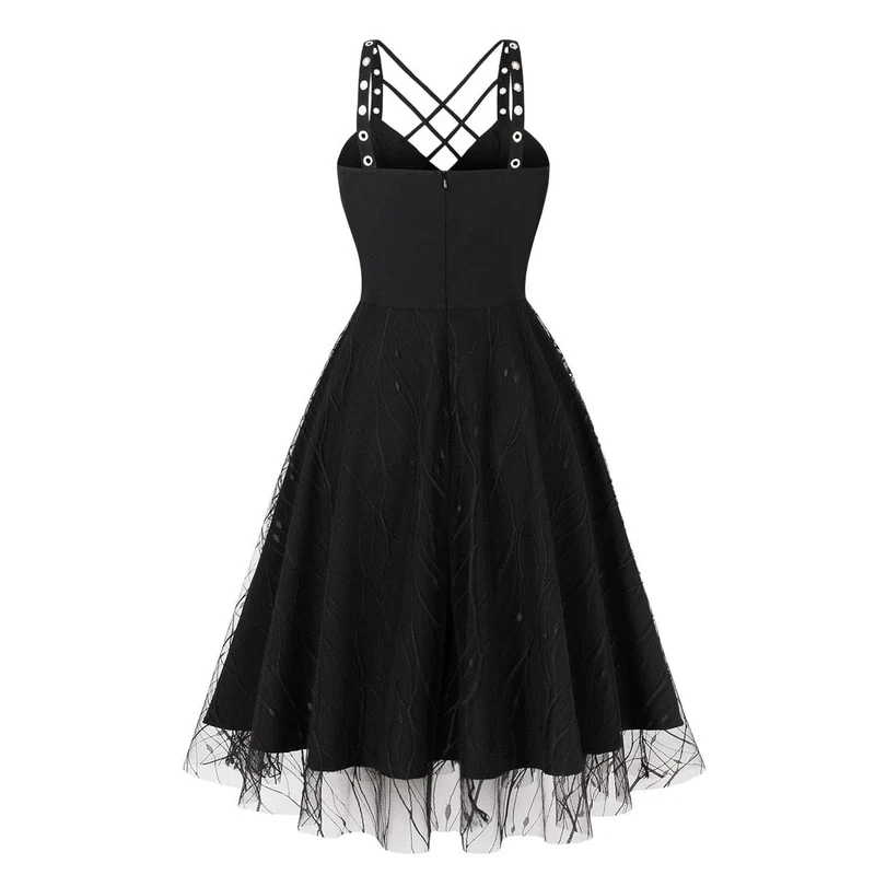 Gothic-Unterkleid mit Schnürung für Musikfestivals für Damen