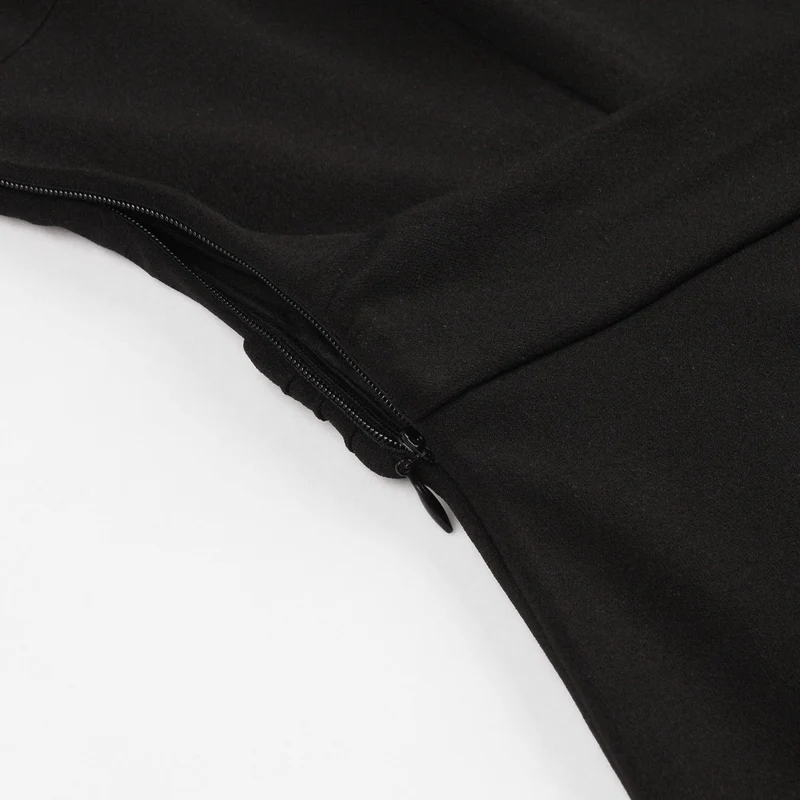 Gothic-Kleid mit ausgestellten Ärmeln und Netzstoff für Damen