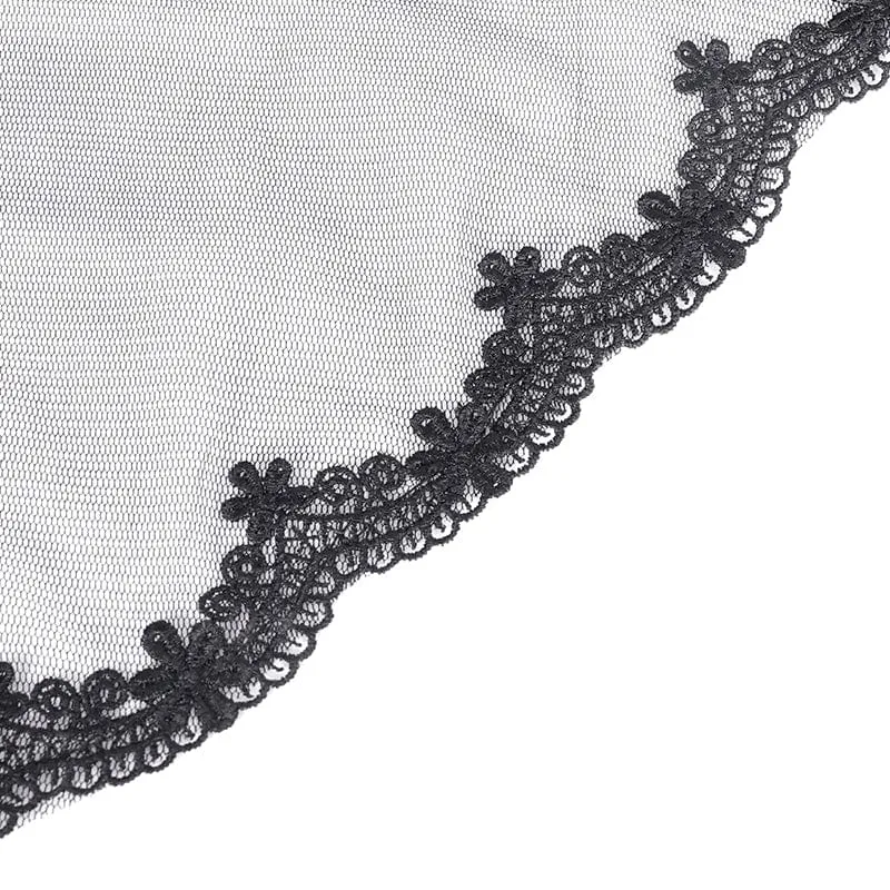 Gothic Splice Rüschen-Spitzenhose für Damen