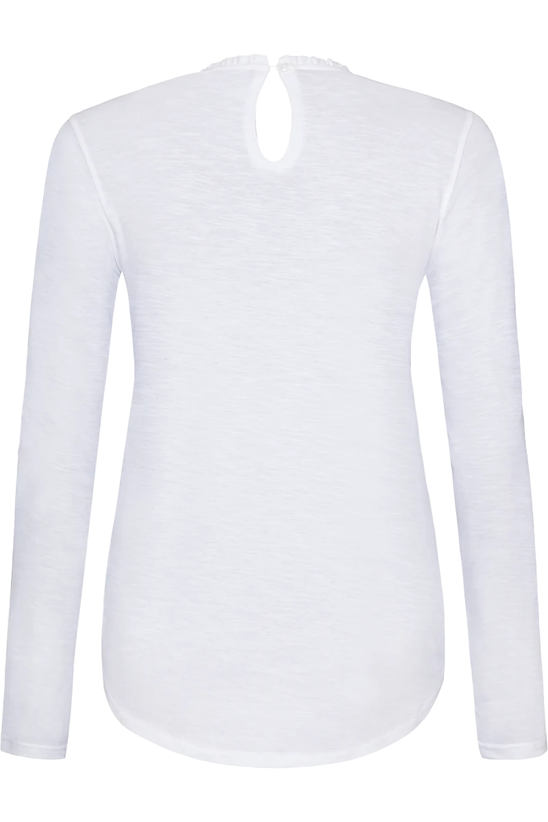 Damen Trachtenbluse mit Rüschchen