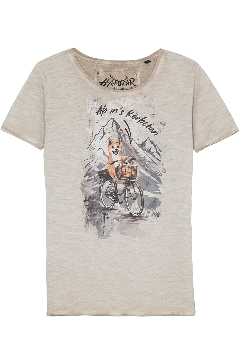 Alpines Kinder-T-Shirt mit Fuchs-Print