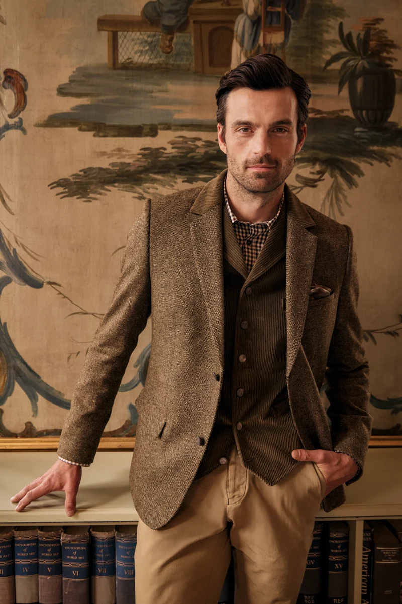Tweed Jacke