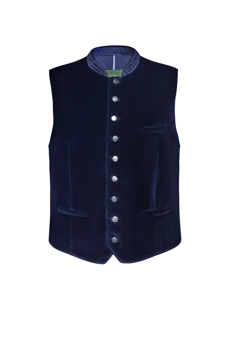 Ausseergilet aus Samt