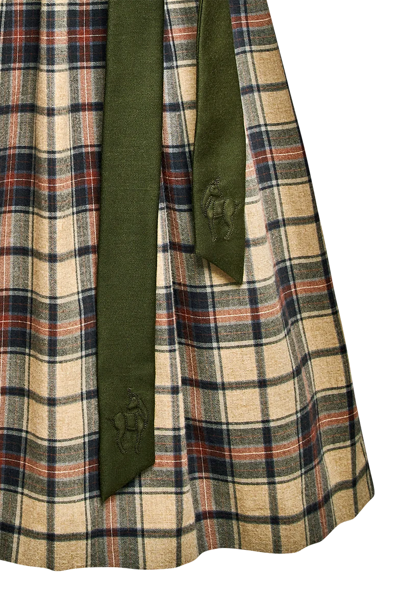 Jagd-Schürze mit Klassik-Karo