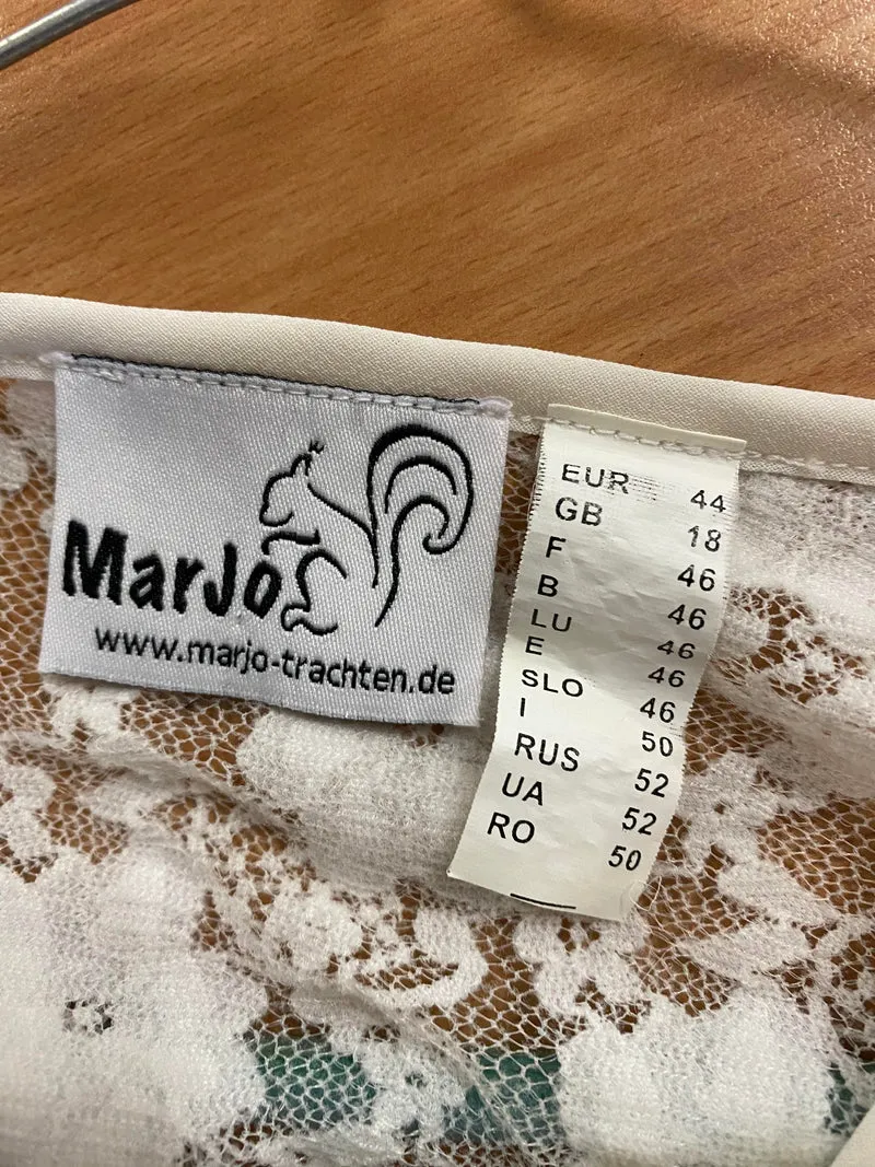 Dirndlbluse weiß - Gr. 44