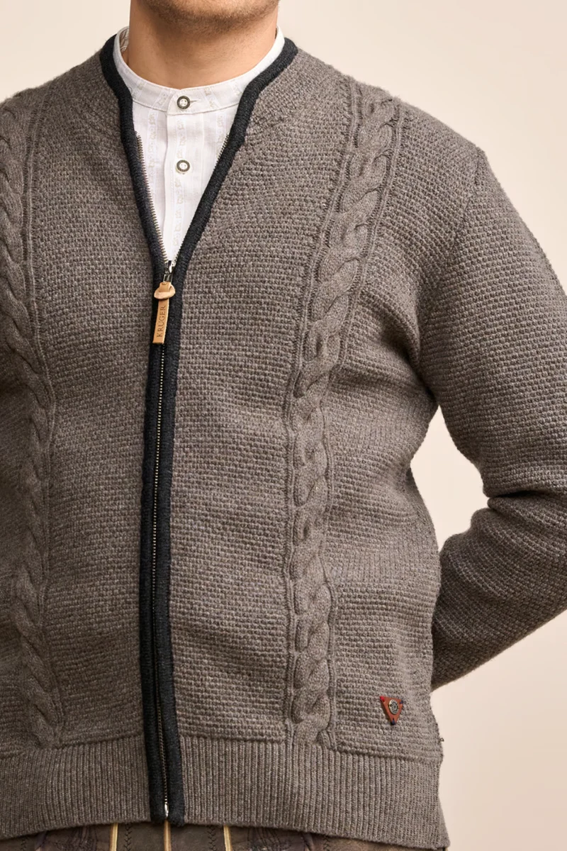 Herren Jacke - Jasper - Krüger Buam - 971369-000-0044 - Strickjacke - Trachtenjacke