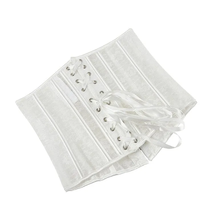 Damen Gothic-Unterbrustkorsett mit floraler Spitze und Splice