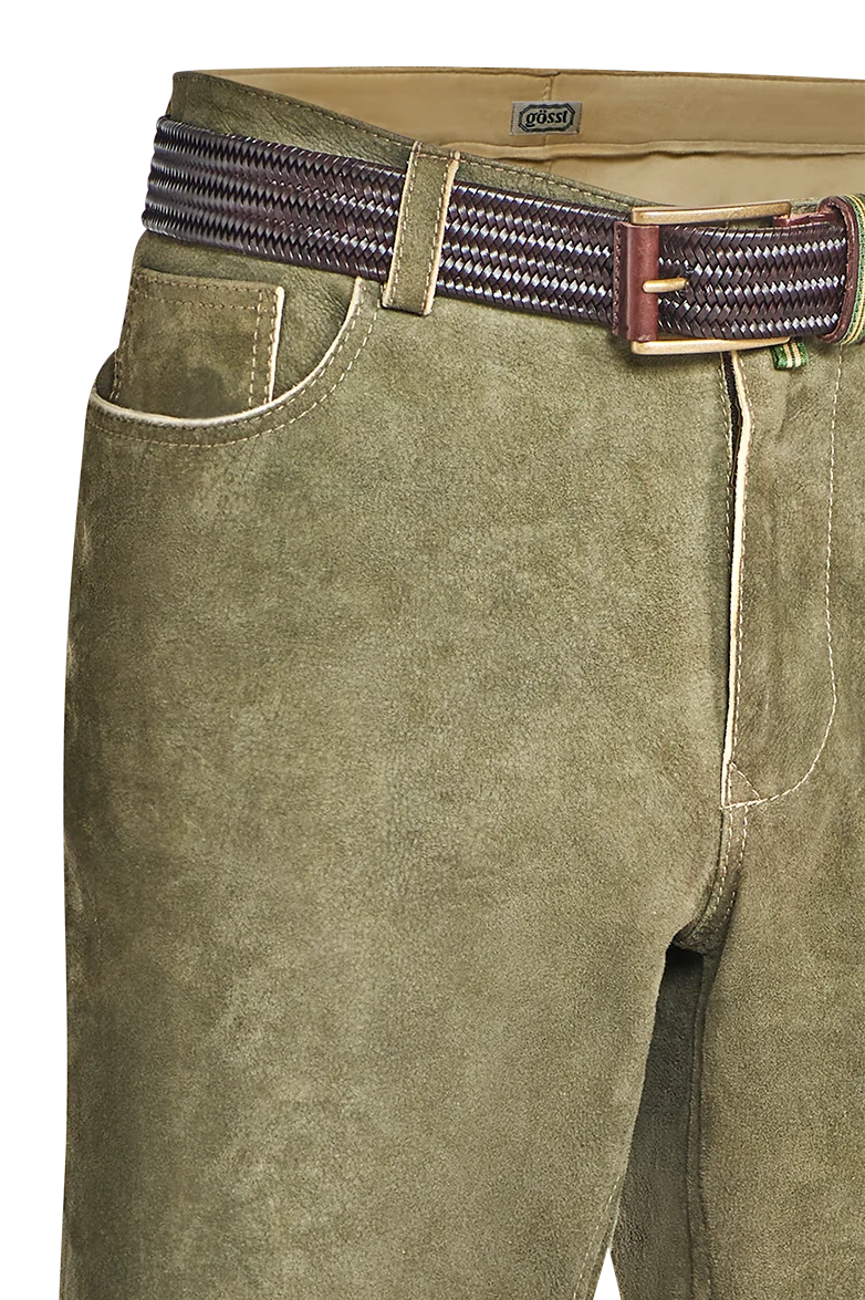 Leder-Jeans Leder vom Lamm