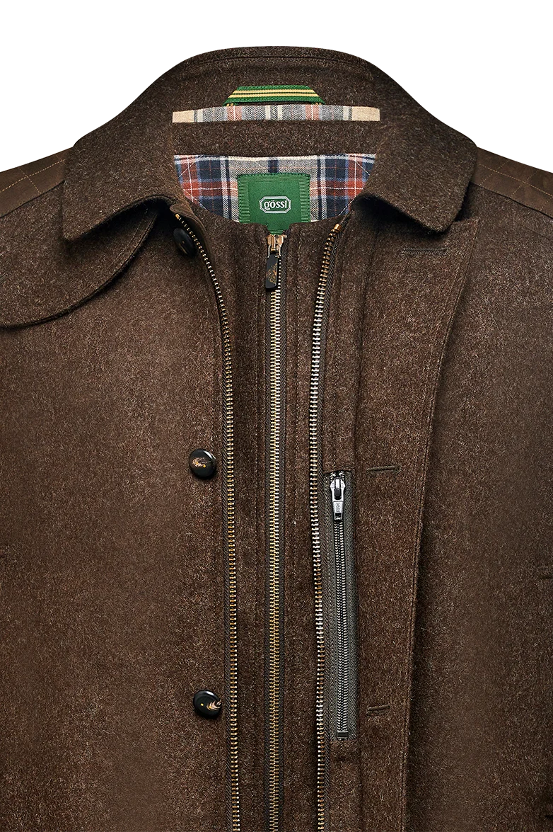 Jagd-Jacke 2 in 1 Lodenjacke mit Gilet