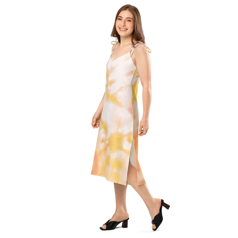 Stylish Tie-Dye Slip Dress
