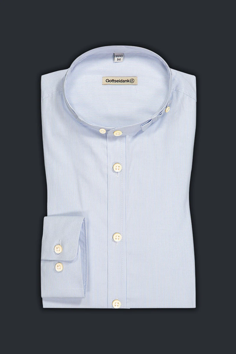 Gottseidank Trachtenhemd Lenz A000177-665babyblau