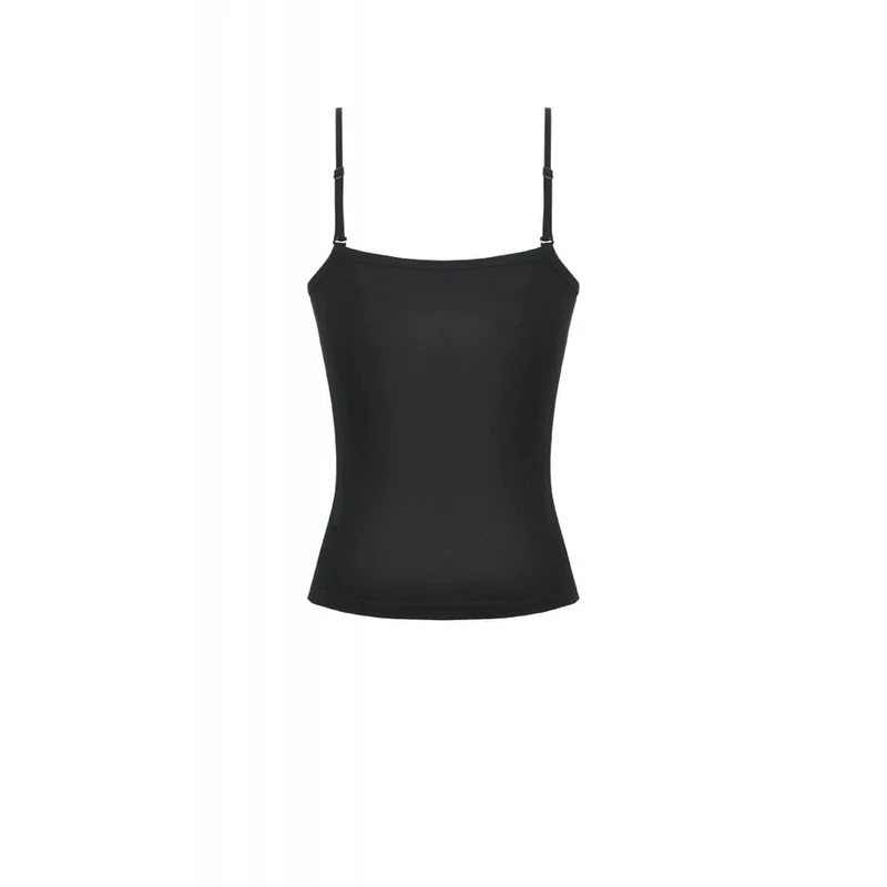 Gothic-Tanktop für Damen mit Spinnennetz-Motiv und Schnürung