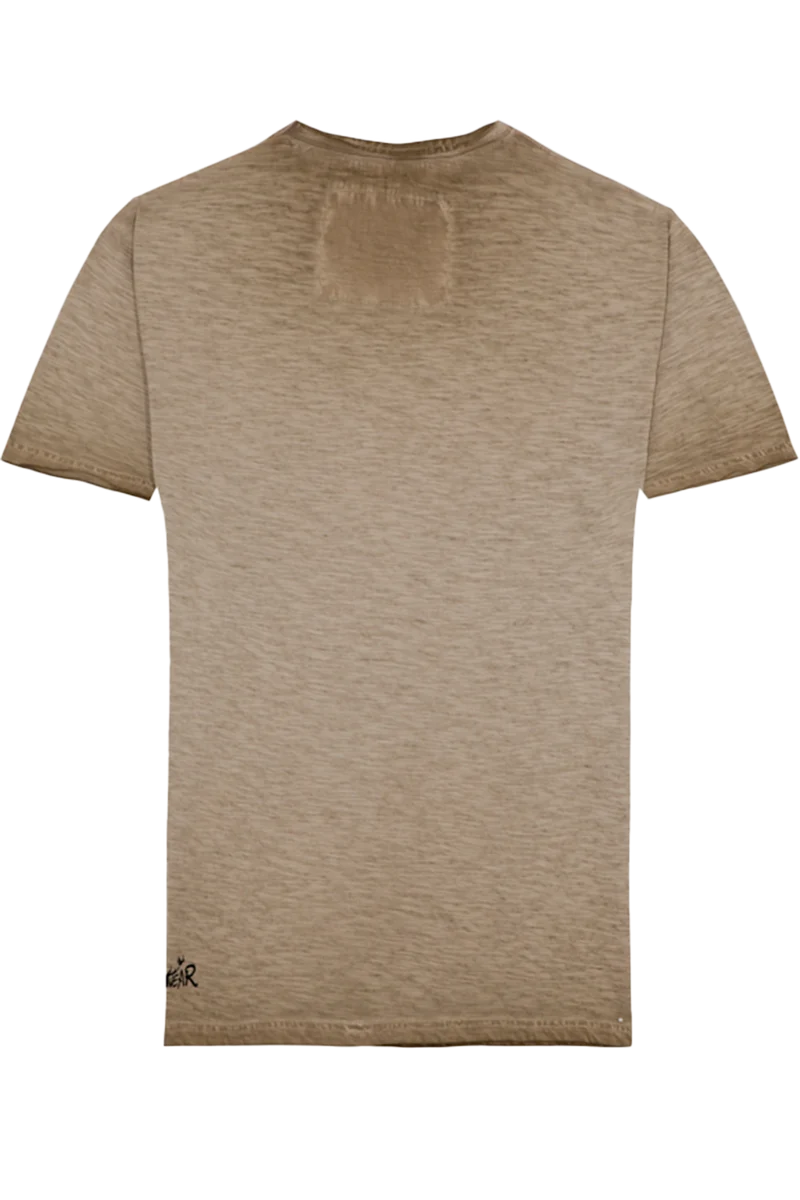Herren T-Shirt 'Sturer Bock' mit Ziegenbock-Flockprint
