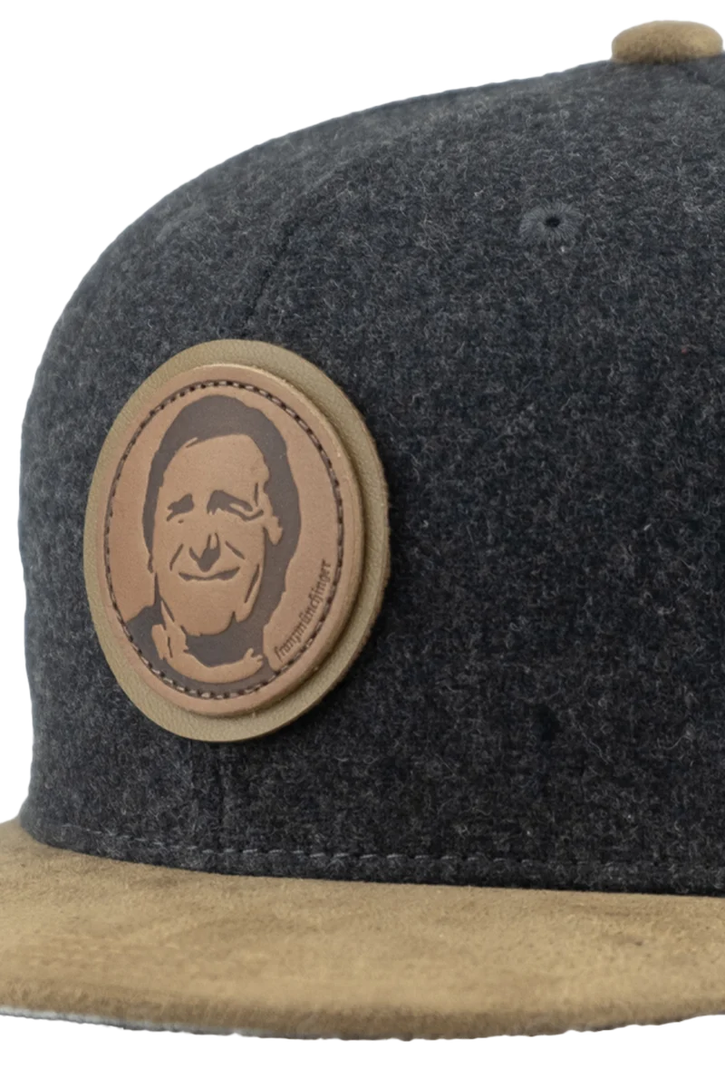 Unisex Cap aus Wollmix mit Monaco Franze-Design