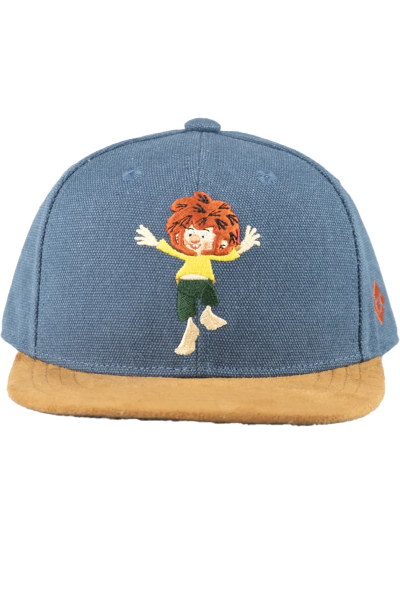 Kinder Cap 'Pumuckl tanzt' in Jeansoptik