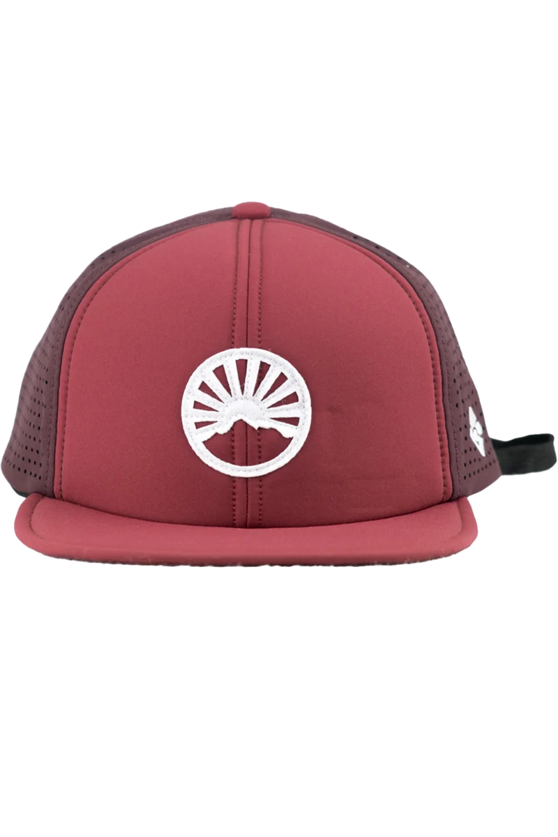 Unisex Snapback-Cap mit Gipfelstürmer-Design und Quetschfunktion