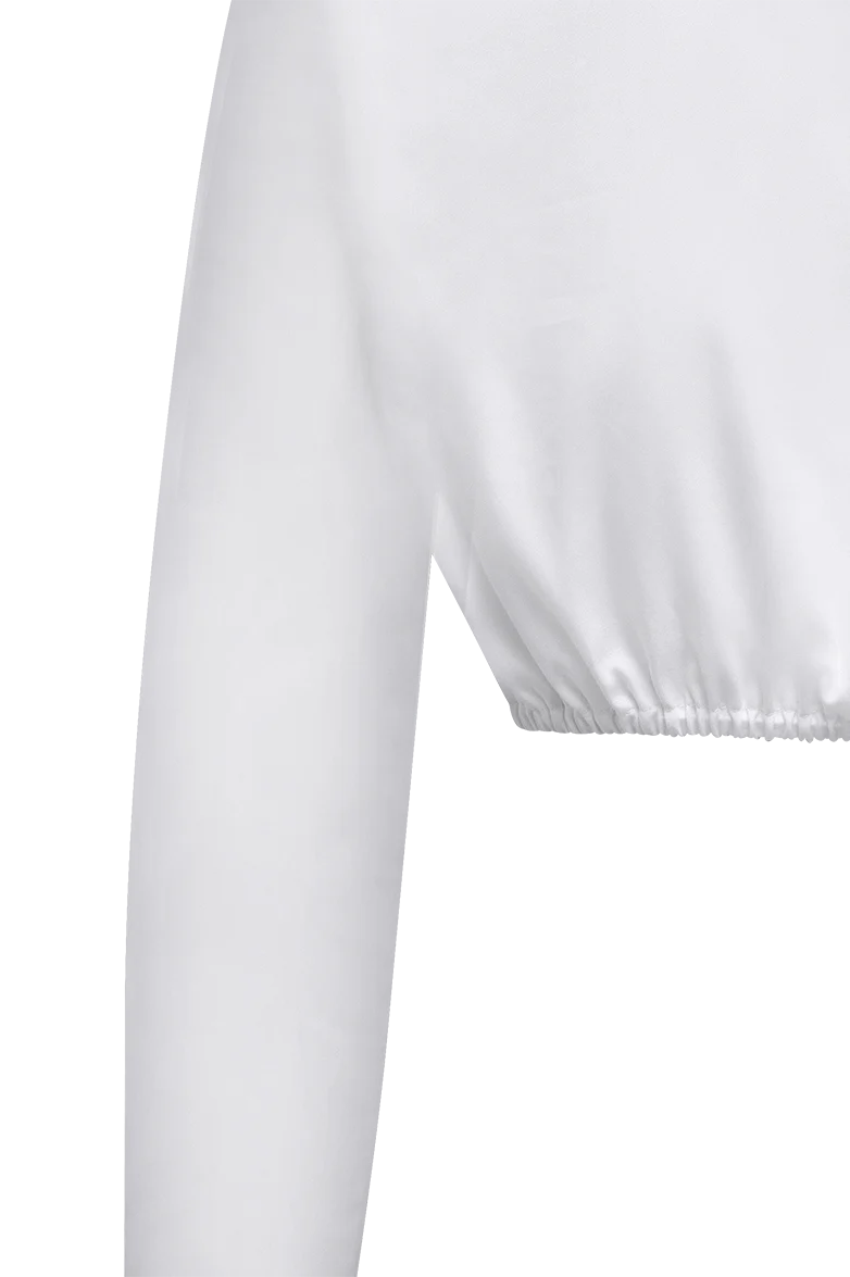 Dirndlbluse Edition aus Baumwollsatin